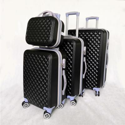 China Hard Shell Trolley Luggage Set Cheap ABS Luggage Sets Trolley Luggage Bag For Girls for sale