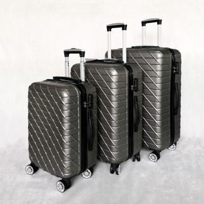 China Cooler ABS Trolley Luggage Set China Factory 4 Wheel Spinne Travel Luggage ABS Suitcase for sale