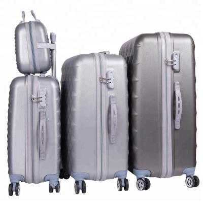 China Wholesale 4 Piece Trolley Luggage Set ABS Hard Shell Trolley Luggage Suitcase Travel Suitcase Trolley for sale