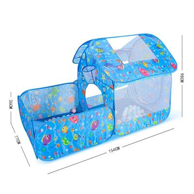 China Colorful Toys Play Tent Baby Toys Ball Pool For Kids Children Ocean Balls Pool Foldable Kids Tunnel Tent for sale