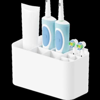 China High Quality Sustainable Multifunctional Mount Storage Multifunctional Wall Mounted Toothbrush Holder for sale