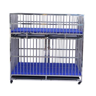 China Sustainable Cheap Pet Cage For Sale Kid Mother Dog Cage With Anti-Slip Board Feeding Door for sale