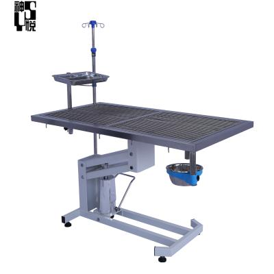 China High Quality Hydraulic Pet Grooming Table Adjustable Electric Lifting Pet Surgery Veterinary Table for sale