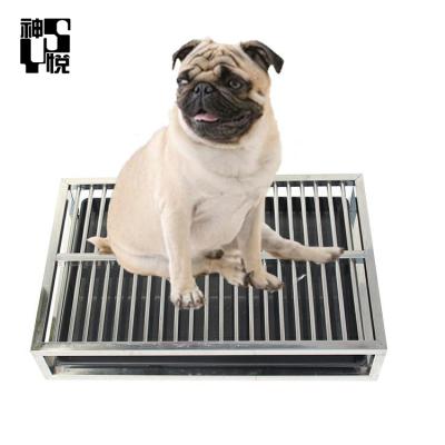 China Sustainable Automatic Pet Feeds Stainless Steel Indoor Dog Cat Training Toilet for sale