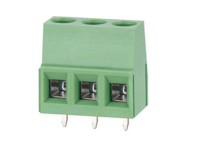 China 3P Base PCB Screw Terminal Block Connector Green Spliceable 300V 10A for sale