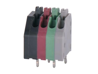 China Pitch 2.5mm Direct Wire Insertion Terminal Block Connector With  Pressing Button for sale