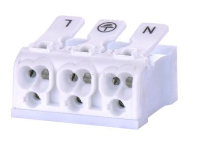 China Pitch 10mm Screwless Terminal Block For Emergency Light And Tri-Proof Light for sale