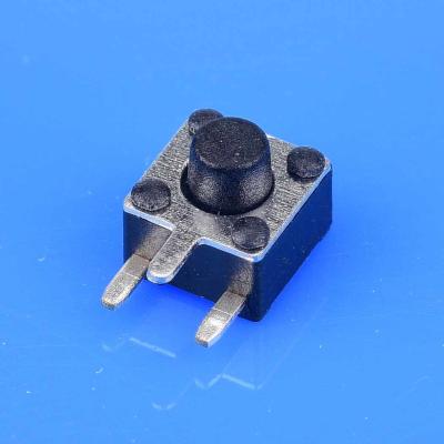 China 4.5*4.5*4.3H Drei Seitenfüße Typ Tact Button Switch 160gf Für Fernbedienung und Spielzeug zu verkaufen