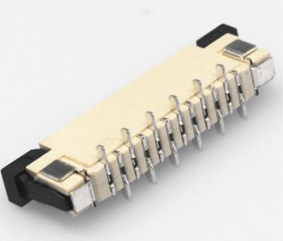 China 0.5mm Pitch FPC Connector Horizontal Button Kontakt H=2.0mm bis 65P Front Flip Typ FPC Behälter zu verkaufen