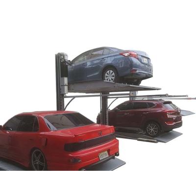 China Delivery ! ! ! Factory Wholesale Price Cheap Post 2 Car Parking Lifts On Sale 3800*1000*870mm for sale