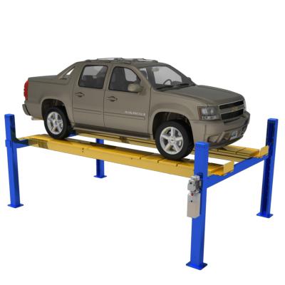 China Residential Car Lift Four Post Mechanical Garage One Cylinder Hydraulic Mechanism 4200kg for sale