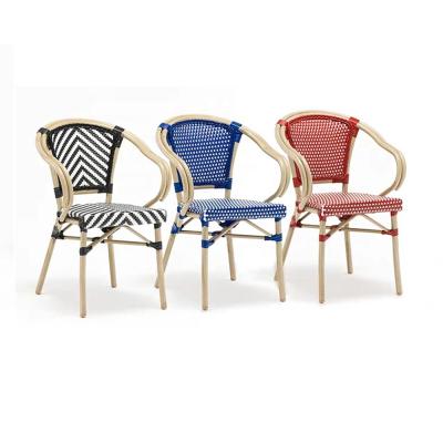 China Wholesale Stackable Garden Chair (SP-OC368) Outdoor Furniture Cafe Dining Chair Rattan Bamboo Furniture Sets for sale