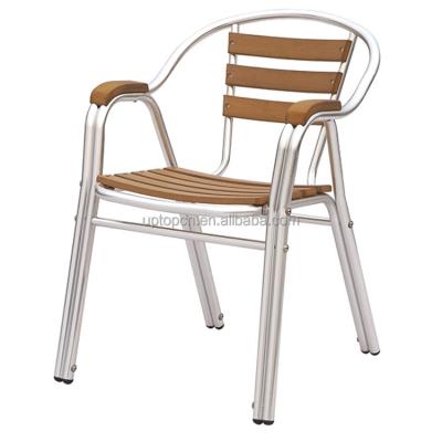 China Outdoor Furniture Wooden Patio (SP-OC710) Eco-friendly Dining Aluminum Outdoor Chair for sale