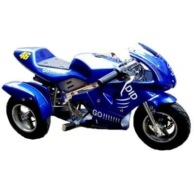 China Electric Mini Three Wheels Pocket Bike for Kids 24v 500w 1000x590x670mm for sale