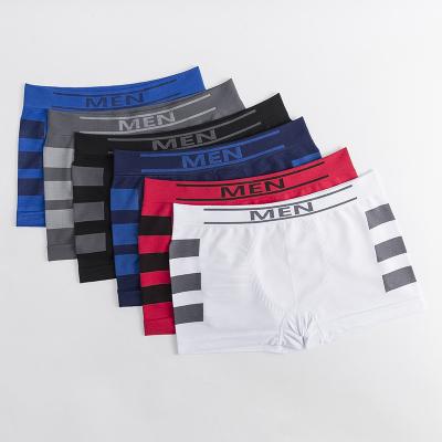 China RTS001 seamless ready to ship in stock wholesale mens boxers polyester seamless boxer briefs boxer abbreviations mens underwear for sale