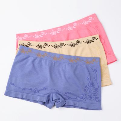 China Women Breathable Seamless Panties Boyshort Boxy Short Underwear for sale