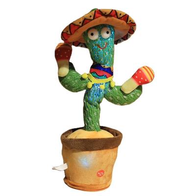 China Shine Personalized Funny Wiggle Doll Toy Dancing Cactus Plush Educational Toys For Children for sale