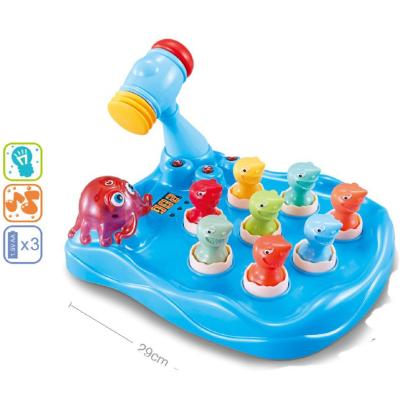 China Pass Counting Factory Price Breakthrough Count Hit Shark Hit Hamster Puzzle Game Interactive Light Music for sale