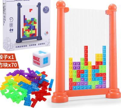 China Classic Cartoon Toy Factory Prize Game Desktop Puzzle for Children 3D Three-Dimensional Tetris for sale