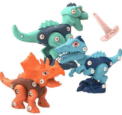 China Wholesale Price Dinosaur Kids Disassembly Tool Free Toys Plastic Disassembly Drop Proof Toy for sale