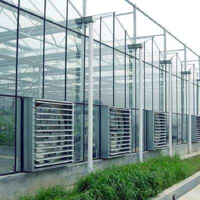 China Vegetable Fruits Flowers Planting Agricultural Glass Green Booster House For Commerical for sale