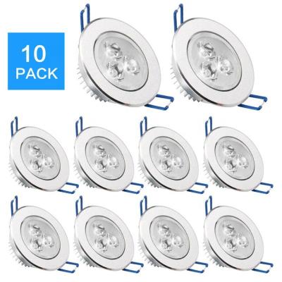 China Modern LED Ceiling Downlight Dimmable Spotlight 3W 4W 5W Round Recessed Lamp 110v/220v for sale