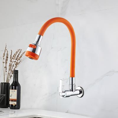 China Modern Wall Mounted Kitchen Faucet Water Tap Modern Kitchen Taps Kitchen Mixer Sink Faucets for sale