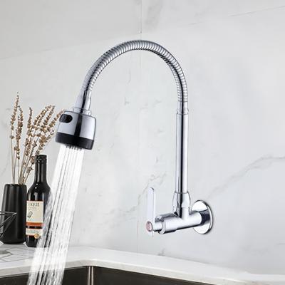 China Modern Wall Mounted Kitchen Faucet Water Tap Modern Kitchen Taps Kitchen Mixer Sink Faucets for sale