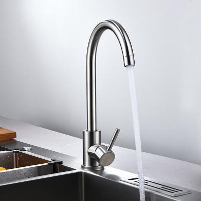 China 2021 water faucet 304 stainless steel thermostatic kitchen faucets modern kichen brass kitchen mixer sink faucets kitchen faucets for sale