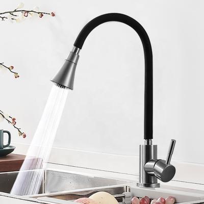 China 2021 Water Metered 304 Stainless Steel Kitchen Faucet Modern Kitchen Faucets kichen Brass Kitchen Mixer Sink Faucets Kitchen Faucets for sale