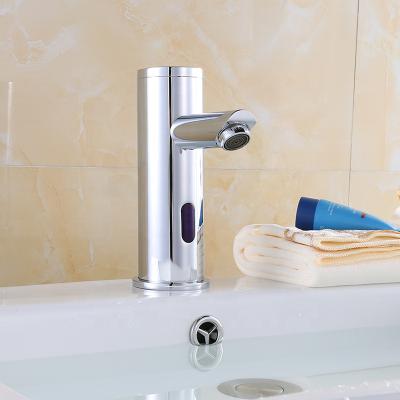 China Sense Faucets Touchless Automatic Bathroom Faucet Basin Faucet Movement Smart Electric Bathroom Sensor Taps Sensor Automatic Faucet for sale