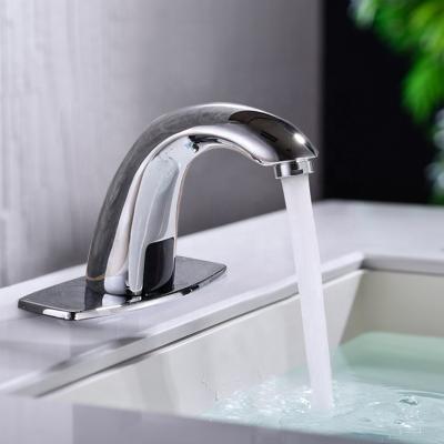 China Touchless Sense Faucets Automatic Infrared Faucet Bathroom Faucet Motion Sensor Smart Electric Water Taps Sensor Faucet Automatic Basin for sale