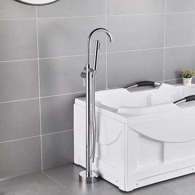 China With Free Bathtub Faucet Set Shower Mixer Taps Bathroom Water Faucets Bath Showers Floor Tub Shower Faucets 6708 Slide Bar Bathtub Shower Faucets for sale