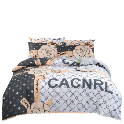 China Luxury Brand Camellia Flower Printed Exquisite Bedding Best Selling Nondisposable Set Duvet Sheet for sale