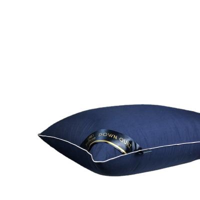 China Best Anti-Static Features Double Layer Exquisite Packaging Durable Navy Blue Hilton Bedding Throw Pillows Insert for sale