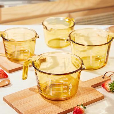 China New Trend Home Appliances Measuring Cup Set Glass Viable Good Quality Measuring Cup With Handle for sale