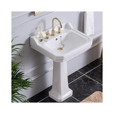 China Smooth High Quality Traditional Ceramic Bathroom Sink For Toilet Bathroom Sink for sale