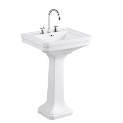 China Smooth Manufacturer Supplies Modern Ceramic Sink Faucet Bathroom Sets For Hotel Sanitary Ware for sale