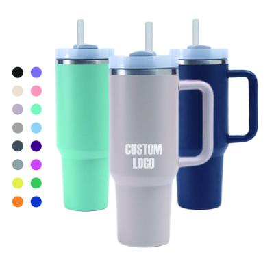 China Adventure 40oz Sustainable Adventure Fire Extinguisher Beer Tumbler H2.0 Double Wall Stainless Steel Vacuum Insulated Travel Mug With Handle for sale