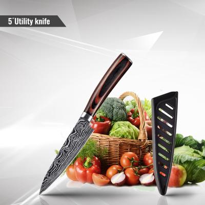 China Good quality kitchen knife viable corrugated setdamascus 8 inch kitchen chef knife swiss countertop sppob for sale