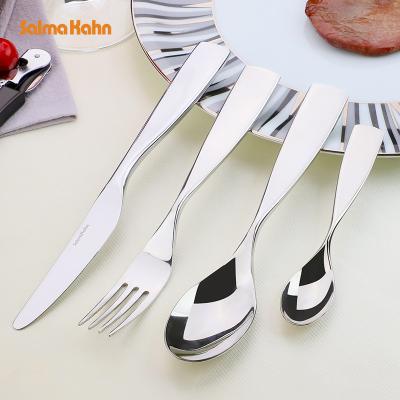 China Restaurant Hotel Vintage Quality Sustainable Professional Forks Spoons Knives Gold Cutlery Set Luxury 18/10 Stainless Steel Flatware Sets for sale