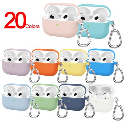 China For Earphone Shanhai Protective Case For Airpods 3 Fit Solid Color Silicone Ultrathin Cover Perfectly For Airpods3 Shell for sale