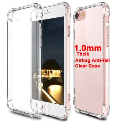 China Four Corner Clear Anti-drop TPU Case ShanHai Anti-drop Airbag Soft Transparent Silicone Case For iPhone 12 11 Pro Max Clear TPU Cover For iPhone XR X XS 7 8 6 max plus case for sale