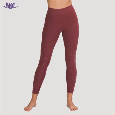 China Wholesale Custom Color Print Comfortable Tight Breathable High Rise Women Sports Yoga Leggings for sale