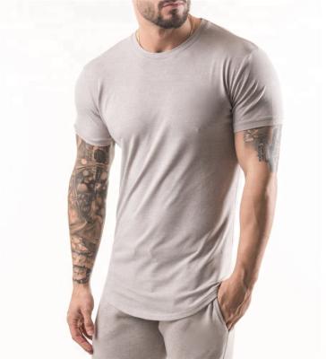 China Wholesale Standard Loose Anti-pilling T-shirt Men's Stylish T-shirt Fitted Link Dye Fashion Spandex/Polyester Printed Casual Pattern Men's for sale