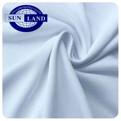 China Coolpass Anti-Static Brand Quick Dry Yarn Moisture Wicking Single Pique Mesh Fabric for sale