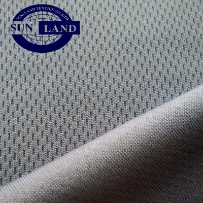 China Bird Eye Waterproof Polyester Knitted Mesh Fabric For Baseball HAT for sale