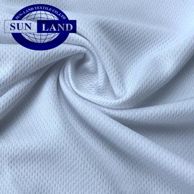 China Quick dry/dry fit for coolmax dry fit birdeye mesh fabric sportswear 100% polyester weft knitted coolmax fitness birdeye quick dry wicking mesh fabric for sale