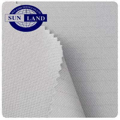 China Gas Station Worker Anti-Static Uniform Clothes 28 Gauge Knit 99% Polyester 1% Belltron White Carbon Pique Anti Static Mesh Fabric for sale