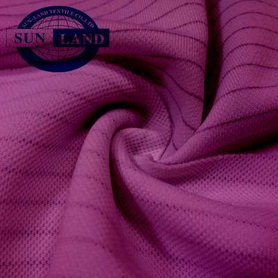 China Antistatic 100% Polyester 75D 100D Double Pique Antistatic Fabric For Sportswear for sale